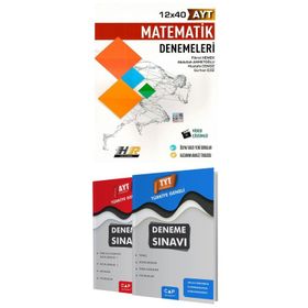 Hız ve Renk Yayınları AYT Matematik 12x40 Denemeleri