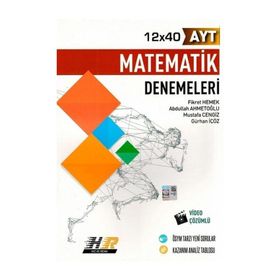 Hız ve Renk Yayınları AYT Matematik Kondisyon 12x40 Deneme