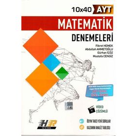Hız Ve Renk Yayınları AYT Matematik Özel Baskı 10x40 Denemeleri
