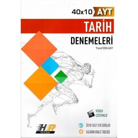 Hız ve Renk Yayınları AYT Tarih 40x10 Denemeleri