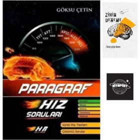 Hız ve Renk Yayınları - TYT AYT KPSS ALES DGS Paragraf Hız Soruları + Zihin Deneme