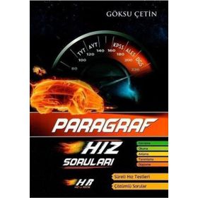 Hız ve Renk Yayınları TYT AYT KPSS Paragraf Soruları
