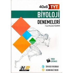 Hız ve Renk Yayınları TYT Biyoloji 40x6 Denemeleri