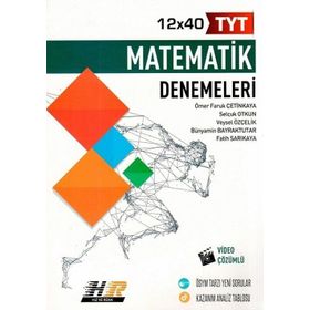 Hız ve Renk Yayınları TYT Matematik 12x40 Denemeleri