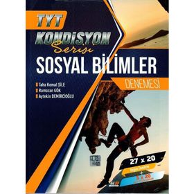Hız ve Renk Yayınları TYT Sosyal Bilimler Kondisyon Serisi 27x20 Denemesi