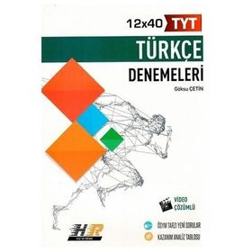 Hız ve Renk Yayınları TYT Türkçe 12x40 Denemeleri