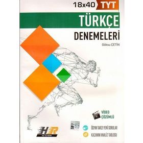 Hız ve Renk Yayınları TYT Türkçe 12x40 Denemeleri