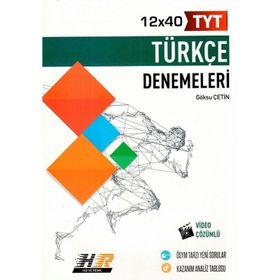 Hız ve Renk Yayınları TYT Türkçe 12x40 Denemeleri