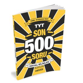 Hız Yayınları 2020 YKS TYT Sosyal Bilimler Son 500 Soru