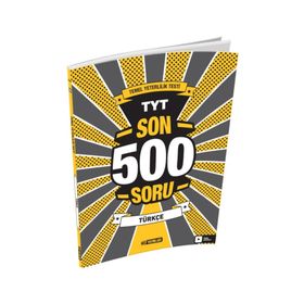 Hız Yayınları 2020 YKS TYT Türkçe Son 500 Soru