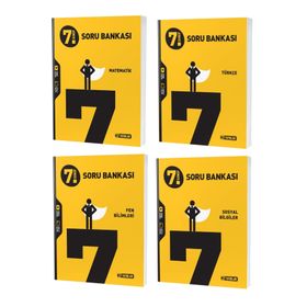 Hız Yayınları - 2023 7. Sınıf Matematik Türkçe Fen Sosyal Soru Seti 4 Kitap