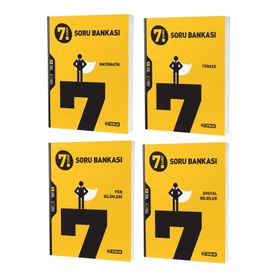 Hız Yayınları - 2023 7. Sınıf Matematik Türkçe Fen Sosyal Soru Seti 4 Kitap