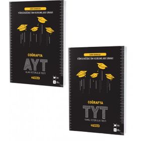 Hız Yayınları - 2023 TYT AYT Coğrafya Soru Bankası Seti 2 Kitap