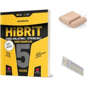 Hız Yayınları- 2025-2026 5. Sınıf Matematik Hibrit + Soru Bankası + Telefon Tutucu + Çözüm Ayracı