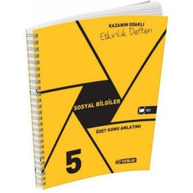 Hız Yayınları 5. Sınıf Sosyal Bilgiler Kazanım Odaklı Etkinlik Defteri