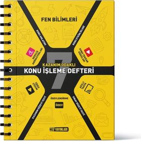Hız Yayınları 7. Sınıf Fen Bilimleri Konu İşleme Defteri