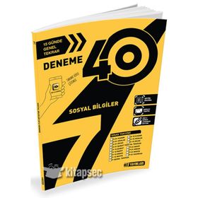 Hız Yayınları 7.Sınıf Sosyal Bilgiler 40 Deneme