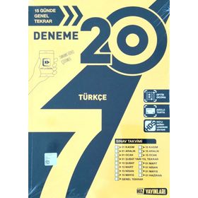 Hız Yayınları 7.Sınıf Türkçe 20 Deneme