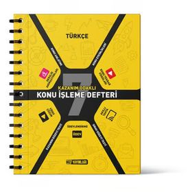 Hız Yayınları 7. Sınıf Türkçe Konu İşleme Defteri