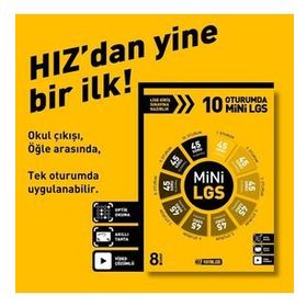 Hız Yayınları 8. Sınıf 10 Oturumda Mini LGS Deneme Sınavı