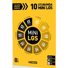 Hız Yayınları 8. Sınıf 10 Oturumda Mini LGS Deneme Sınavı