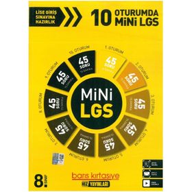 Hız Yayınları 8. Sınıf 10 Oturumda Mini LGS Deneme Sınavı
