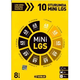 Hız Yayınları 8. Sınıf 10 Oturumda Mini LGS Deneme Sınavı