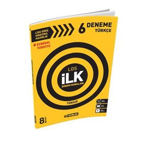 Hız Yayınları 8. Sınıf LGS İlk Dönem Türkçe 6 Deneme