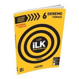 Hız Yayınları 8. Sınıf LGS İlk Dönem Türkçe 6 Deneme