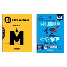 Hız Yayınları 8. Sınıf Matematik Soru Bankası ve Güçlendiren Matematik Deneme