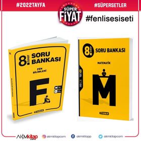 Hız Yayınları 8. Sınıf Matematik ve Fen Bilimleri Soru Bankası Seti