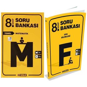 Hız Yayınları 8. Sınıf Matematik ve Fen Bilimleri Soru Bankası Seti