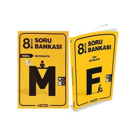 Hız Yayınları 8. Sınıf Matematik ve Fen Bilimleri Soru Bankası Seti