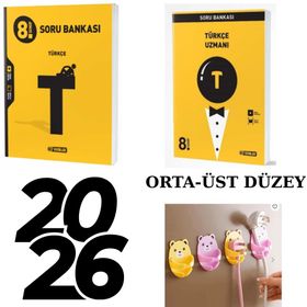 Hız Yayınları 8. Sınıf Türkçe Soru Bankası ve Türkçe Uzmanı Set