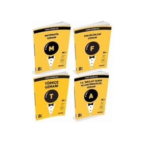 Hız Yayınları 8. Sınıf Uzman Soru Bankası Seti 4 Kitap