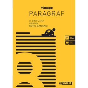 Hız Yayınları 8. Sınıflara Destek Video Çözümlü Türkçe Paragraf Soru Bankası