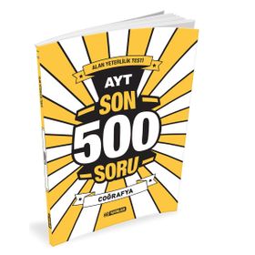 Hız Yayınları AYT Coğrafya Son 500 Soru