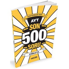 Hız Yayınları AYT Coğrafya Son 500 Soru