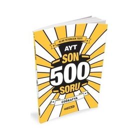 Hız Yayınları AYT Coğrafya Son 500 Soru