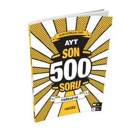 Hız Yayınları AYT Coğrafya Son 500 Soru