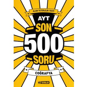 Hız Yayınları AYT Coğrafya Son 500 Soru