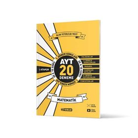 Hız Yayınları - AYT Matematik 1. Kitap 20'li İlk Dönem Deneme