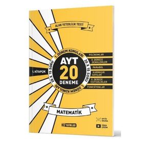 Hız Yayınları - AYT Matematik 1. Kitap 20'li İlk Dönem Deneme