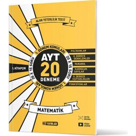 Hız Yayınları - AYT Matematik 1. Kitap 20'li İlk Dönem Deneme