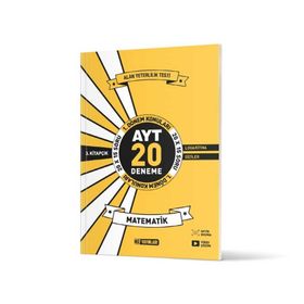 Hız Yayınları - AYT Matematik 3. Kitap 20'li İlk Dönem Deneme
