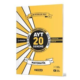 Hız Yayınları - AYT Matematik 3. Kitap 20'li İlk Dönem Deneme
