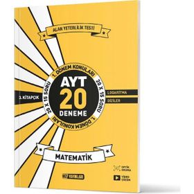 Hız Yayınları - AYT Matematik 3. Kitap 20'li İlk Dönem Deneme