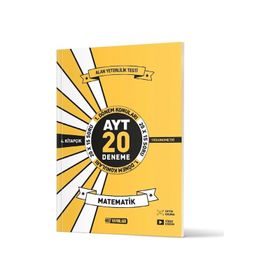 Hız Yayınları - AYT Matematik 4. Kitap 20'li İlk Dönem Deneme