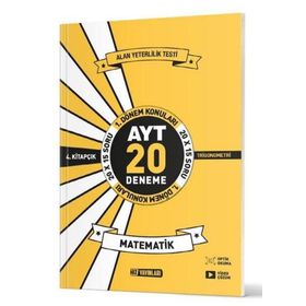 Hız Yayınları - AYT Matematik 4. Kitap 20'li İlk Dönem Deneme