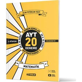 Hız Yayınları - AYT Matematik 4. Kitap 20'li İlk Dönem Deneme